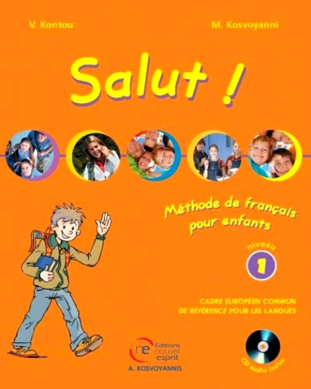 EDITIONS NOUVEL ESPRIT SALUT 1 METHODE DE FRANCAIS+CD