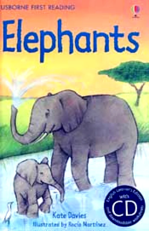 USBORNE ELEPHANTS+CD
