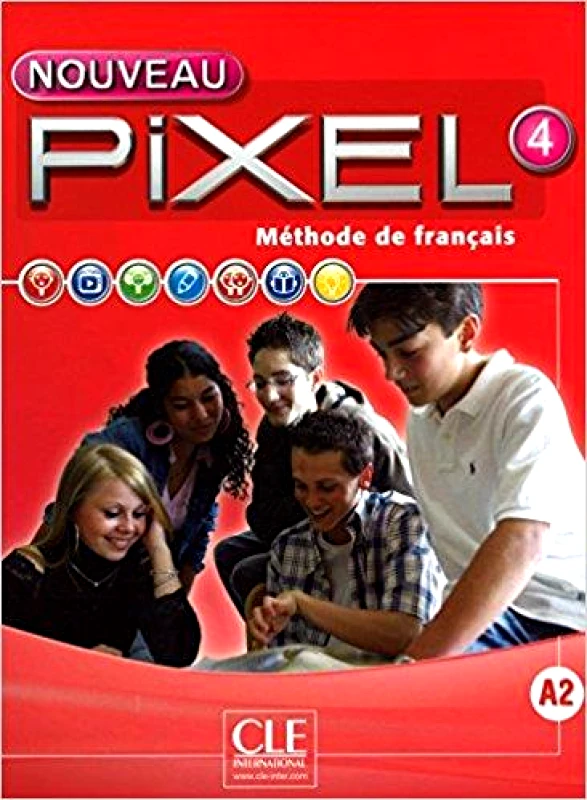 CLE INTERNATIONAL PIXEL 4 METHODE DE FRANCAIS +DVD-ROM 2ND EDITION