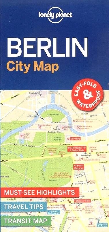 LONELY PLANET BERLIN CITY MAP 1