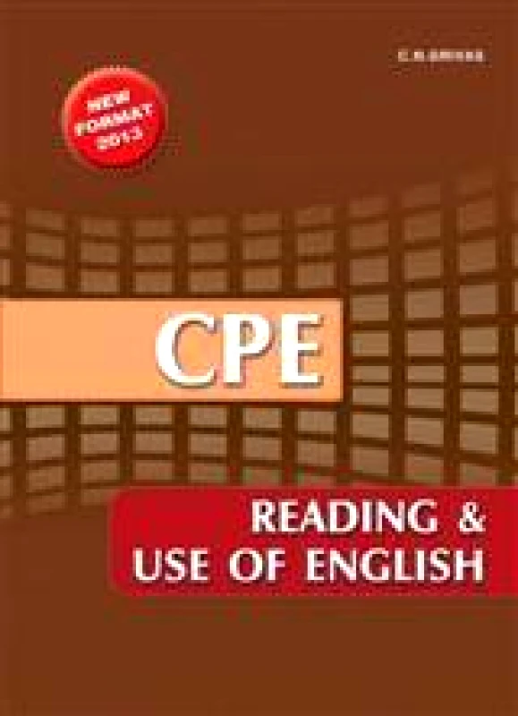 GRIVAS PUBLICATIONS CPE READING AND USE OF ENGLISH 2013
