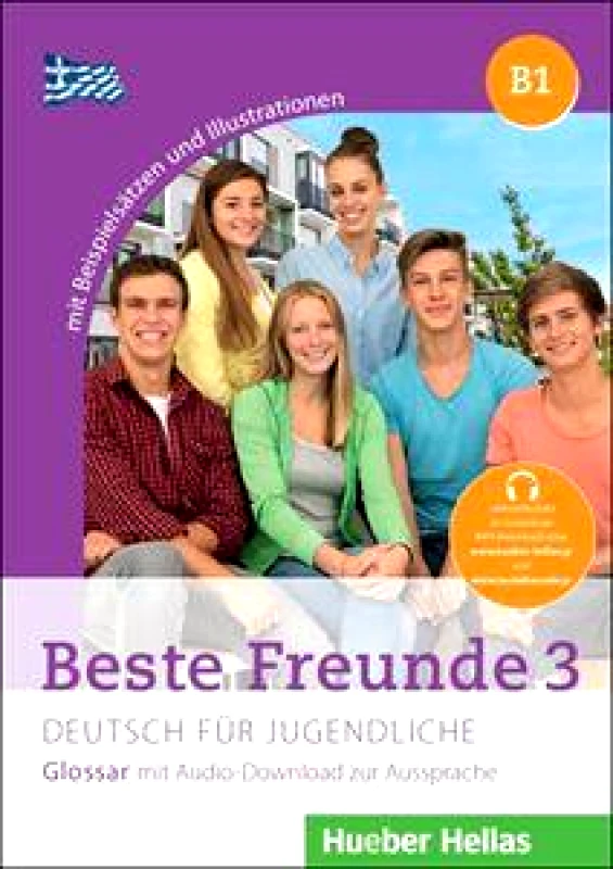 HUEBER HELLAS BESTE FREUNDE B1 PLUS 3 GLOSSAR