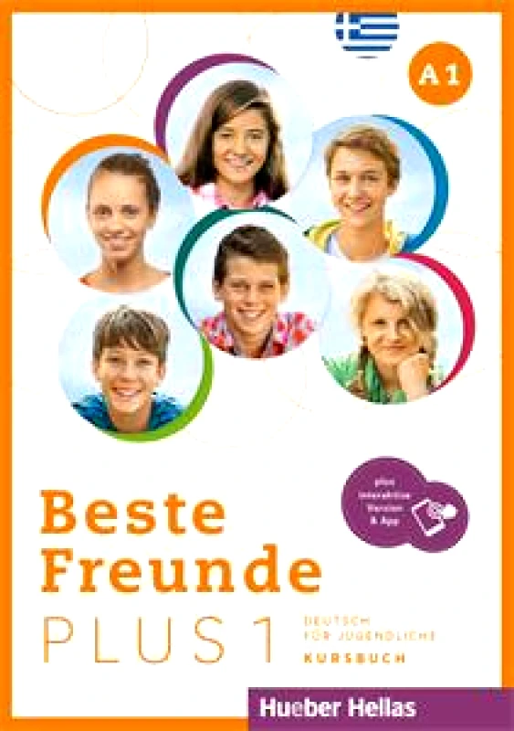 HUEBER HELLAS BESTE FREUNDE PLUS 1 KURSBUCH A1