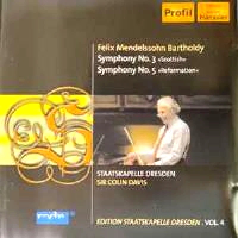 FELIX MENDELSSOHN BARTHOLDY SYMPHONY NO 3 CD