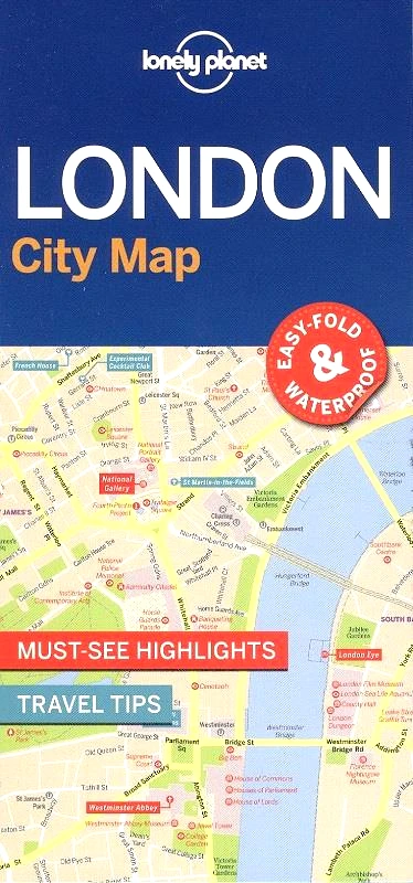 LONELY PLANET LONDON CITY MAP 1