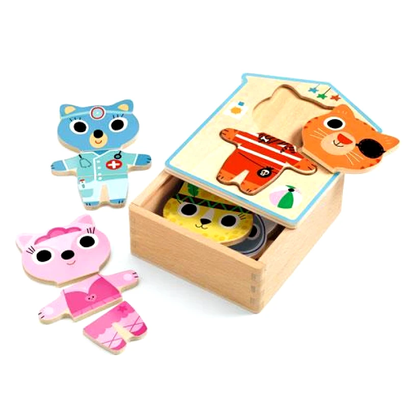 ΠΑΖΛ DJECO ΞΥΛΙΝΟ ΝΤΥΝΩ ΤΑ ΖΩΑΚΙΑ