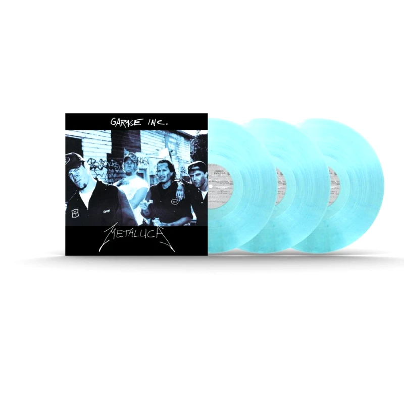 METALLICA / GARAGE INC - 3LP FADE TO BLUE