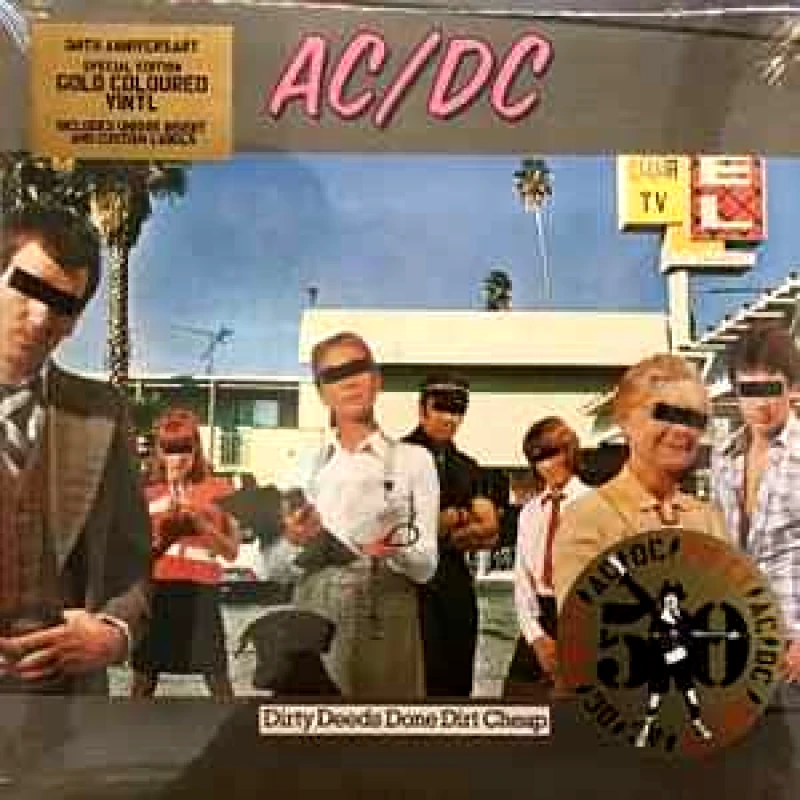 AC DC / DIRTY DEEDS DONE DIRT CHEΑP - LP GOLD