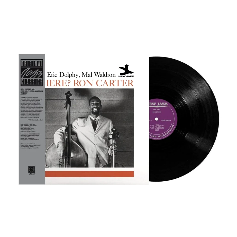 RON CARTER ERIC DOLPHY MAL WALDRON / WHERE? - LP