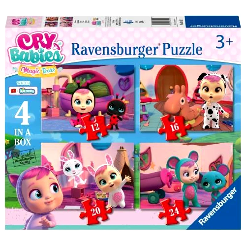 ΠΑΖΛ 4 ΣΕ 1 RAVENSBURGER CRY BABIES