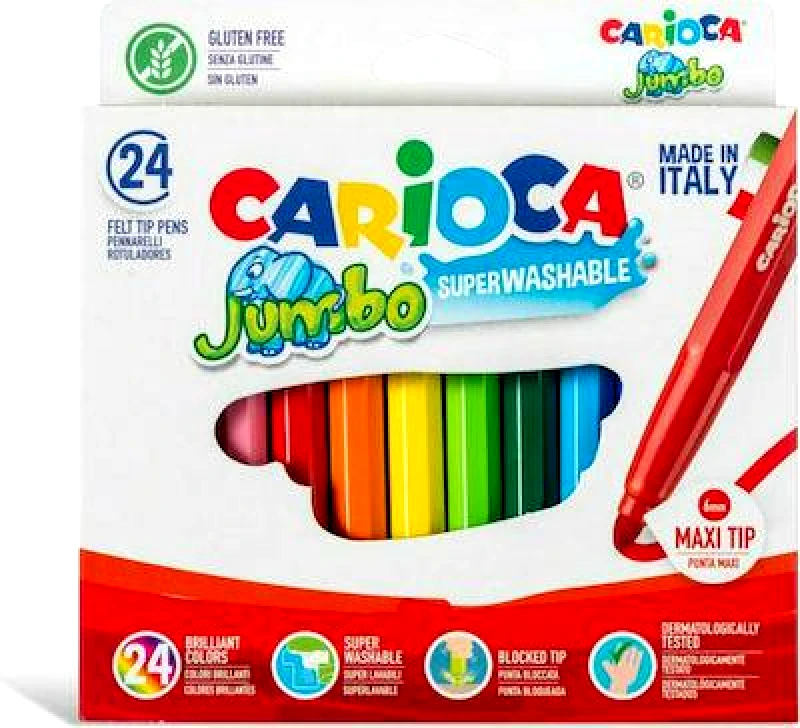 ΜΑΡΚΑΔΟΡΟΙ CARIOCA 24 JUMBO ΚΟΥΤΙ