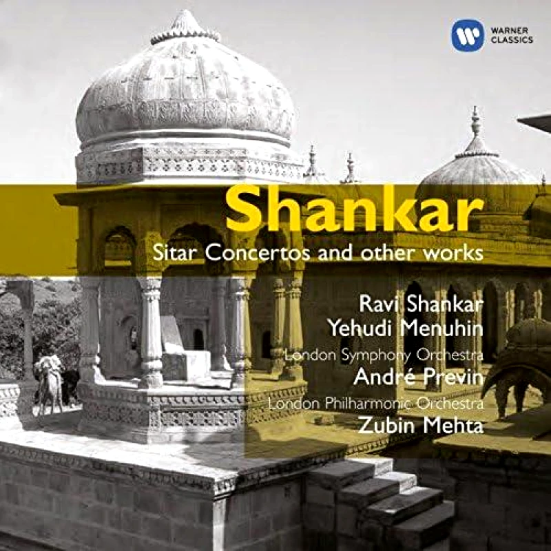 SHANKAR RAVI AND MENUHI YEHUDI SHANKAR SITAR CONCERTOS ETC 2CD