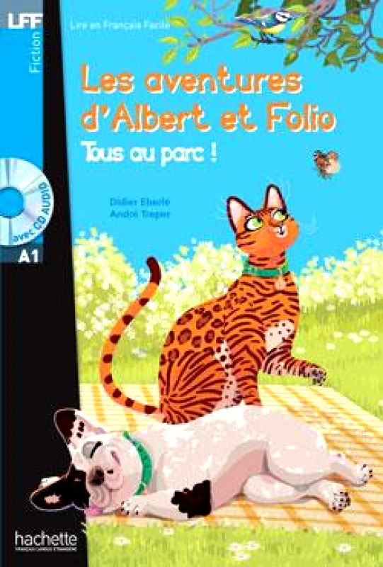 HACHETTE LES AVENTURES D ALBERT ET FOLIO TOUS AU PARC A1 +CD