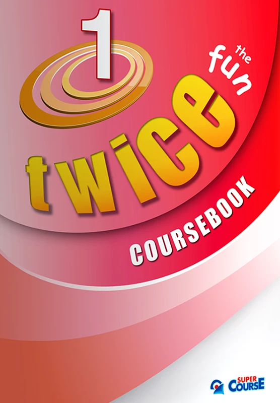 SUPER COURSE TWICE THE FUN 1 COURSE BOOK + IBOOK