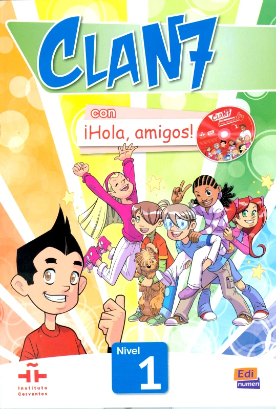 EDINUMEN CLAN 7 HOLA AMIGOS NIVEL 1 LIBRO+CD