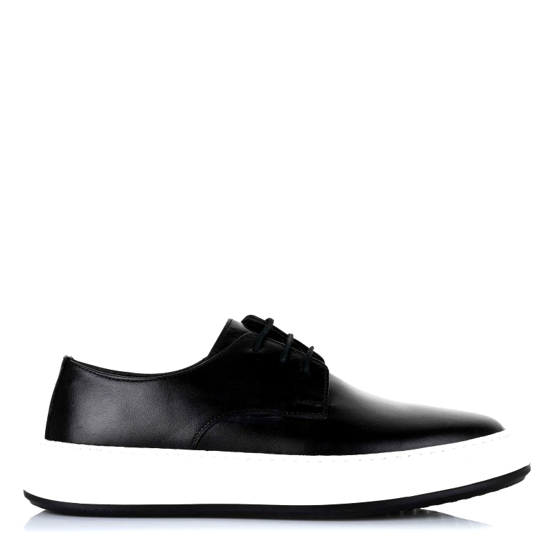 BrandBags Δερμάτινα Sneakers Brandbags 4441 Black