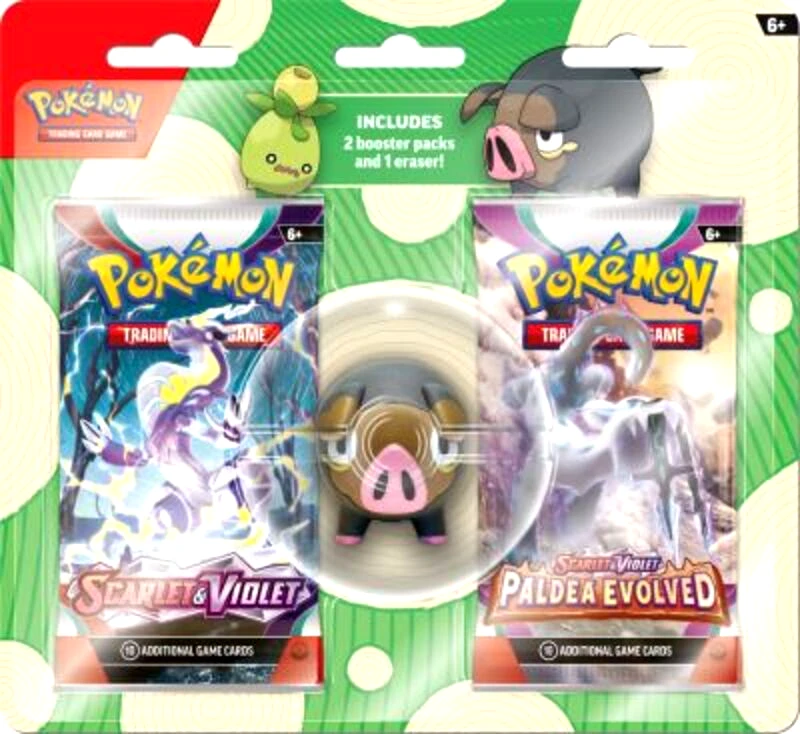 Kaissa Pokemon:Back To School Eraser Blister 23-2 Σχέδια (POK852497)