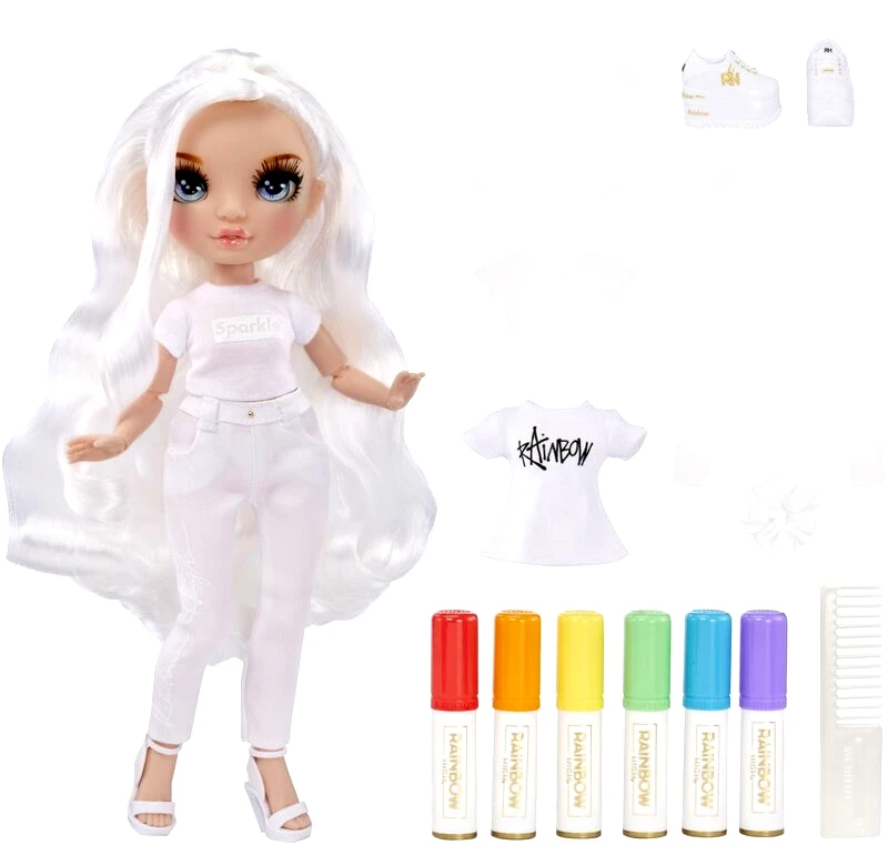 MGA Entertainment Rainbow High Κούκλα Σετ Ζωγραφίζω-3 Σχέδια (501077EUC)