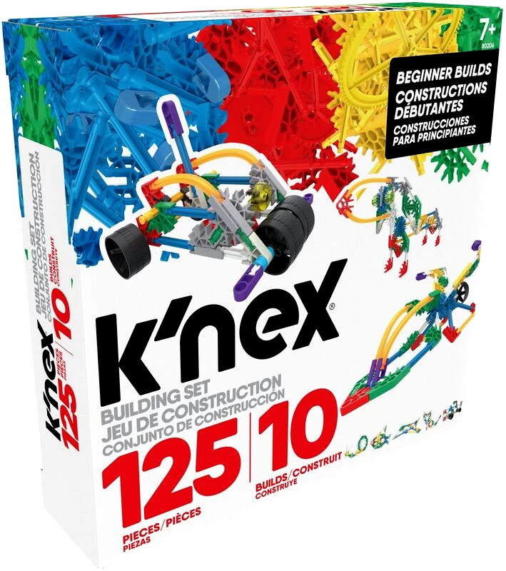 K'Nex Basic Fun K'Nex Σετ Beginner Builds-125 Τμχ (80206)