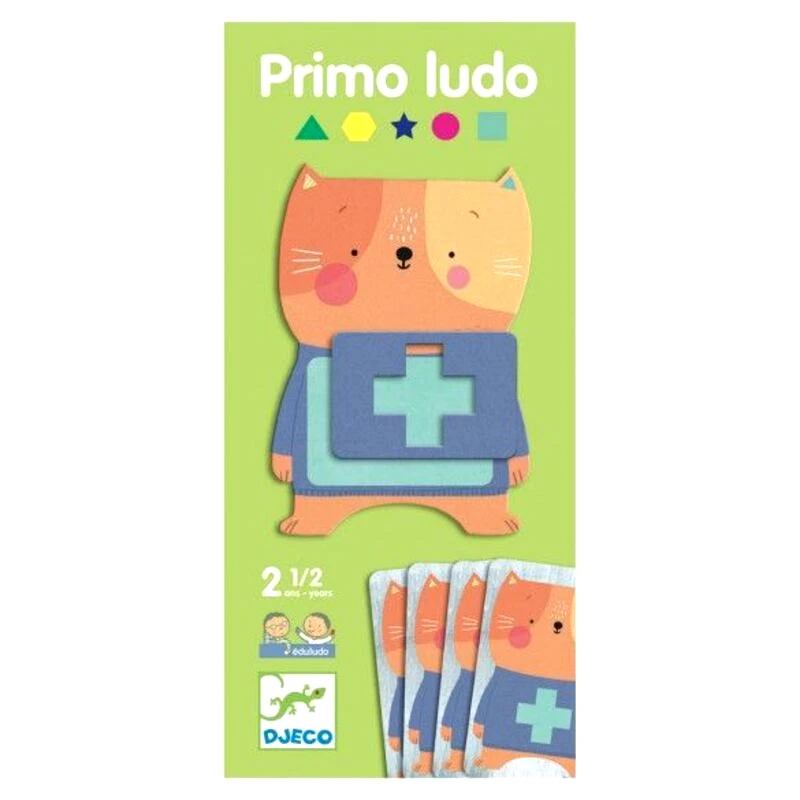 Djeco Djeco Επιτραπέζιο Primo Ludo Μαθαίνω Τα Σχήματα (176-08368)