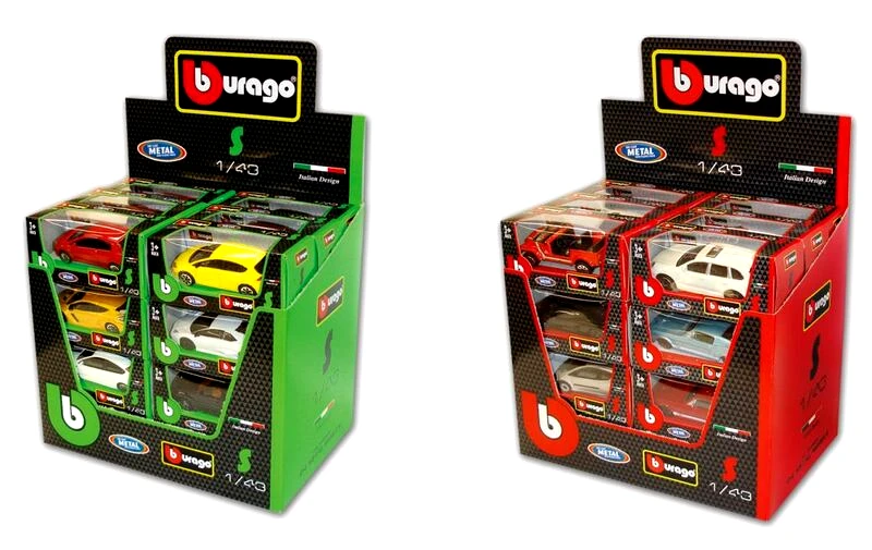 Burago 1/43 Street Fire-2 Σχέδια-1 Τμχ (18/30010G-R)