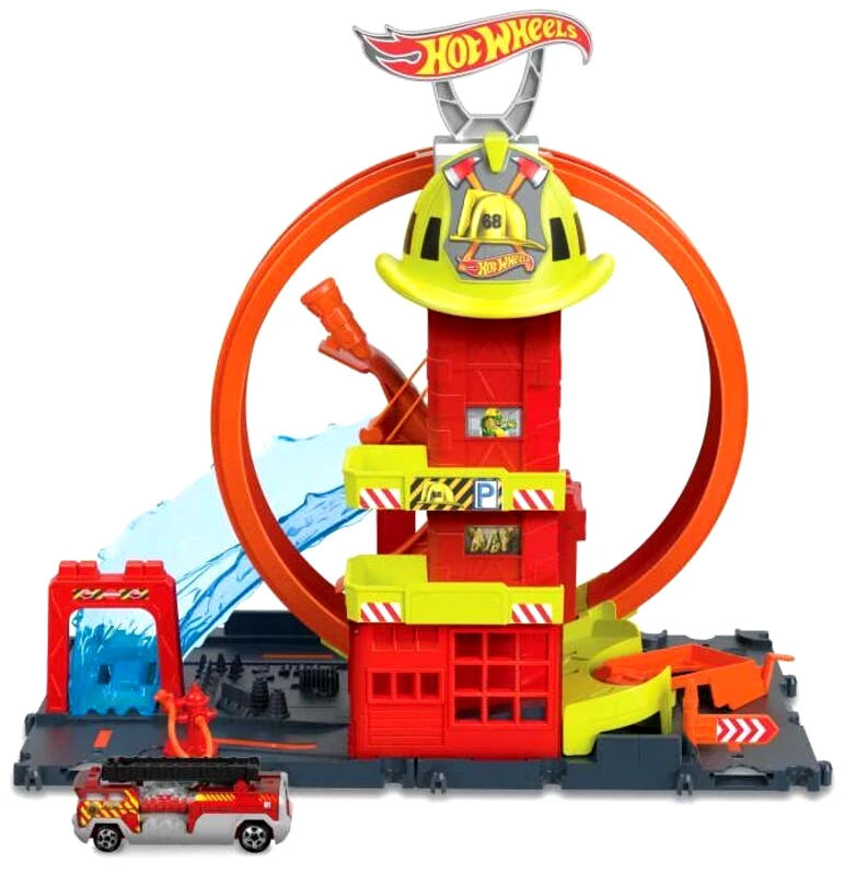 Hot Wheels Hot Wheels Πίστα Πυροσβεστικός Σταθμός City (HKX41)