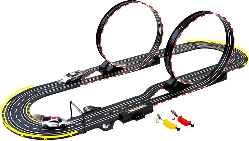 Golden Bright Golden Bright Αυτοκινητόδρομος B/O Parallel Looping Road Racing Set (65118)