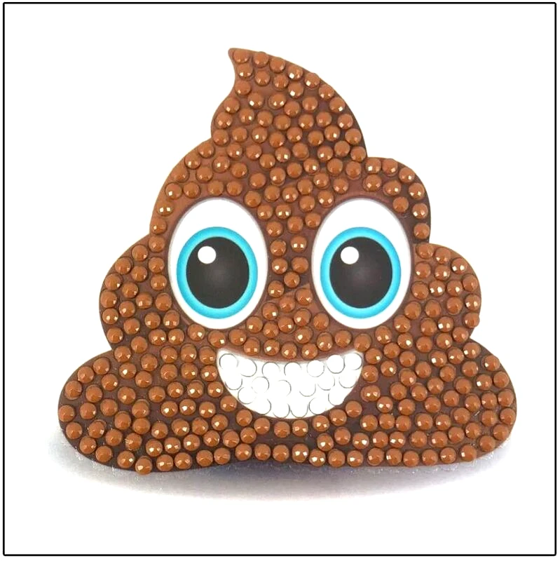 Craft Buddy Craft Buddy Sticker Crystal Art Motif Poo 9X9cm (CAMK-24)