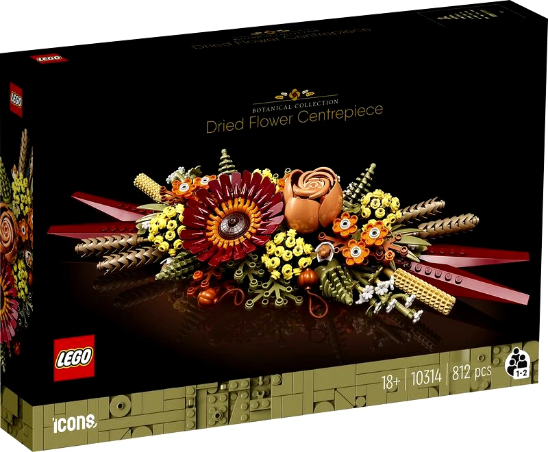 LEGO toys LEGO Icons Botanical Dried Flower Centerpiece (10314)
