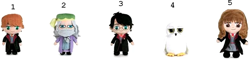 Giochi Preziosi Harry Potter Λούτρινο 27cm-5 Σχέδια