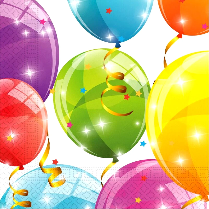 Χαρτοπετσέτες 33X33 Sparkling Balloons 20Τμχ (88150)