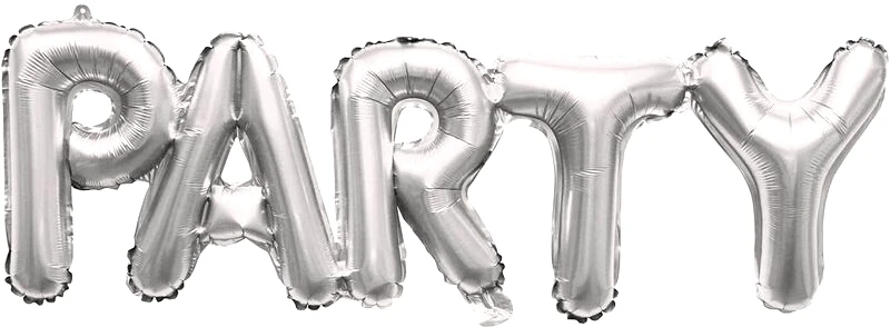 Μπαλόνια Foil Party Ασημί (89808)