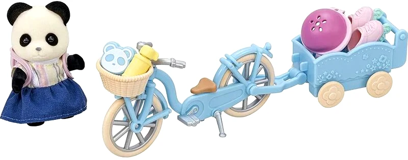 Sylvanian Families Sylvanian Families Panda Girl Cycle & Skate Set (5652)