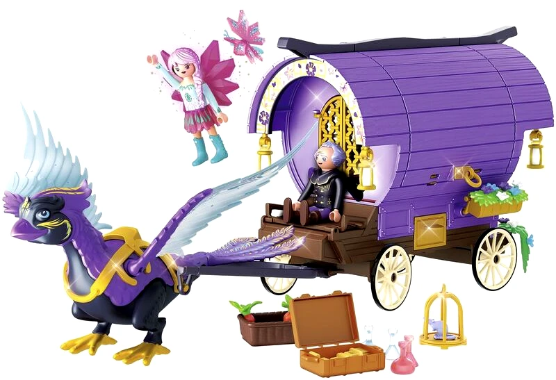 Playmobil Playmobil Adventures Of Ayuma Νεραϊδοάμαξα Με Πουλί-Φοίνικας (71031)