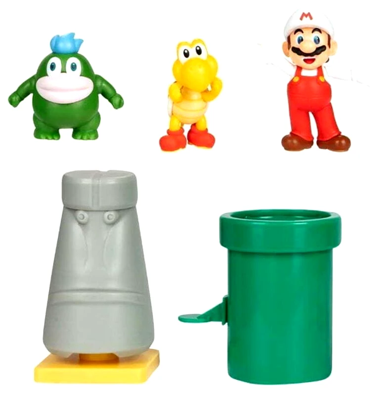 Jakks Pacific JP Nintendo Φιγούρα 2.5'' Super Mario Desert Diorama Set (406174)