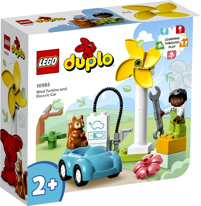 LEGO toys LEGO Duplo Wind Turbine & Electric Car (10985)