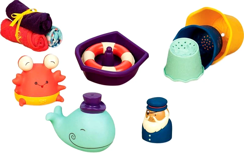 B.Toys B.Toys Σετ Παιχνιδιών Μπάνιου Wee B.Splashy (BX1568Z)