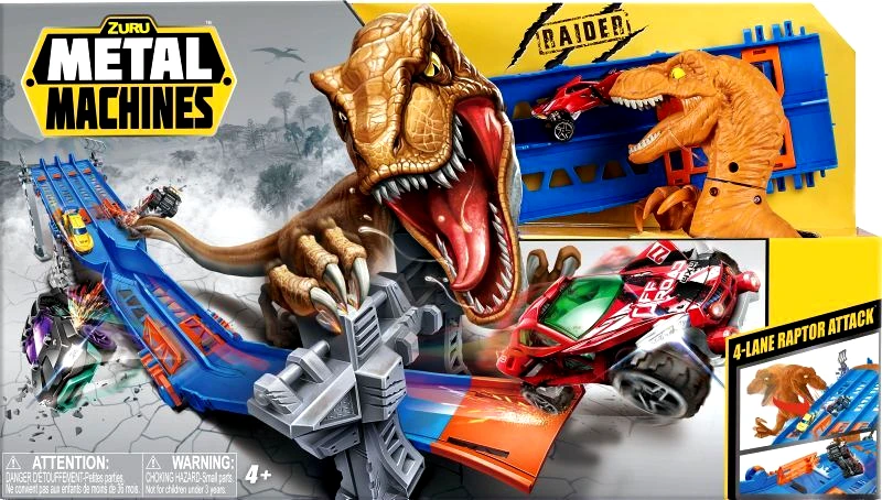 Zuru Zuru Metal Machines Playset Series 1 4-Lane Madness (6740)