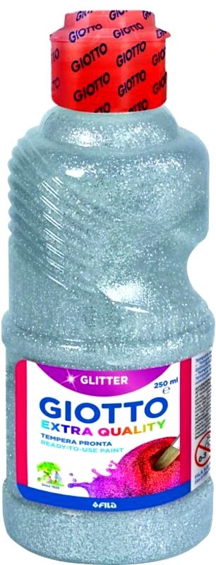 Giotto Giotto Τέμπερα Ασημί Glitter 250ml (000531202)