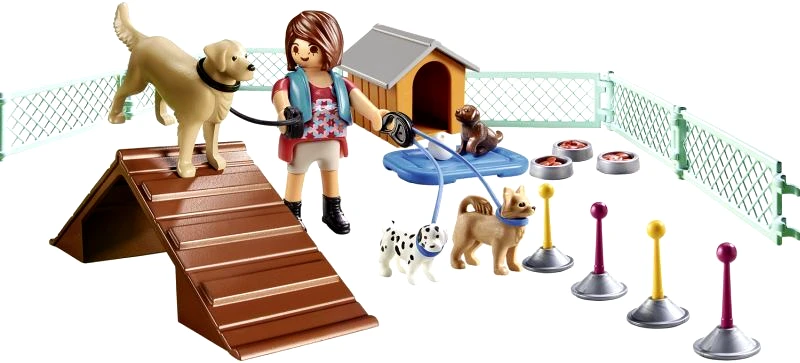 Playmobil Playmobil Gift Set Εκπαιδεύτρια Σκύλων (70676)