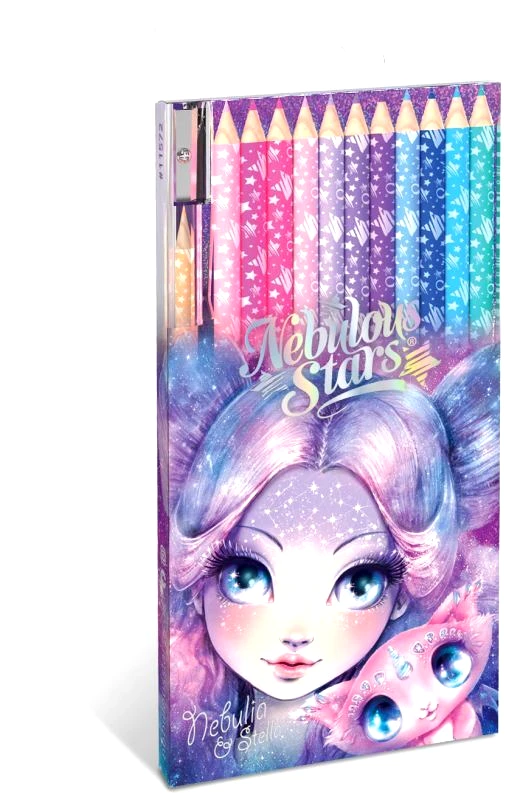 Nebulous Stars Nebulous Stars Coloring Pencil 12 Pack - 4 Σχέδια (11571)