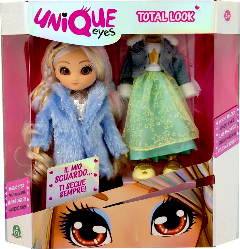 Giochi Preziosi Unique Eyes Κούκλα Total Look-3 Σχέδια (MYM01002/01000)