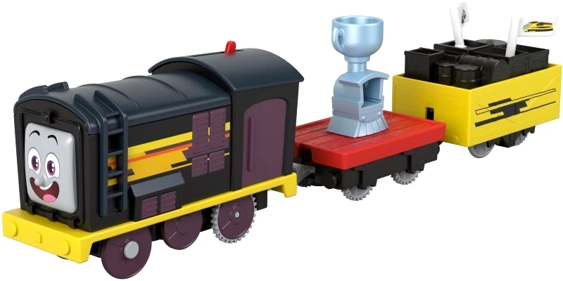 Fisher-Price Fisher Price Thomas Trackmaster Μηχανοκίνητα Τρένα Με 2 Βαγόνια-6 Σχέδια (HFX97)