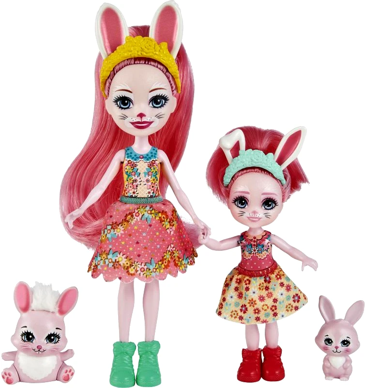 Mattel Enchantimals Κούκλα & Αδερφάκι-5 Σχέδια (HCF79)