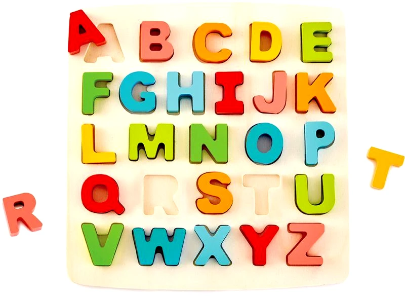 Hape Hape Happy Puzzles Ξύλινο Παζλ Γράμματα Chunky Alphabet (E1551A)