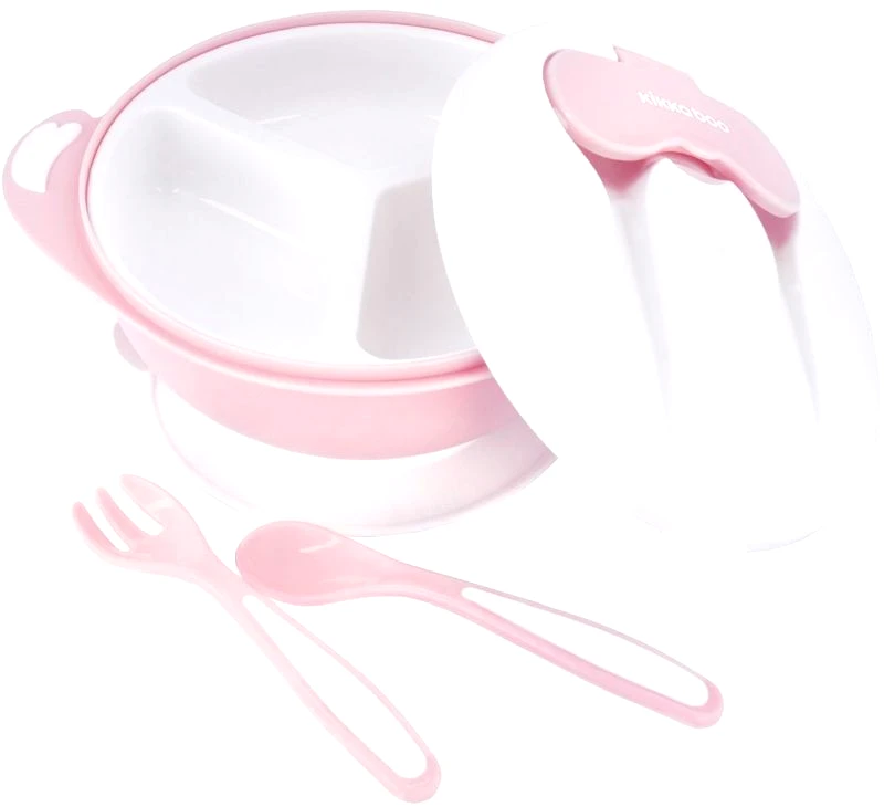 Kikkaboo Kikkaboo Μπωλ 4 Ιn 1 Pink (31302040069)