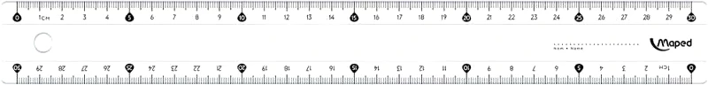 Maped Maped Επίπεδος Χάρακας Cristal 30cm (146119)