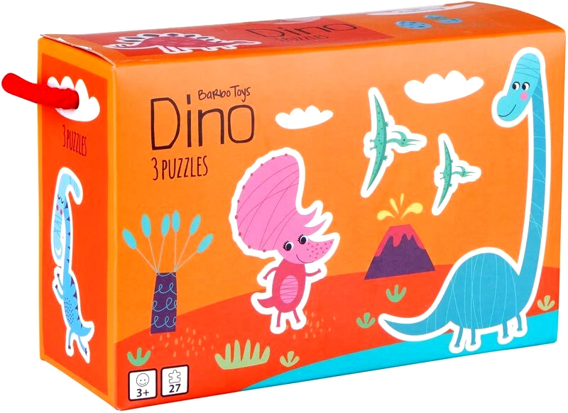 Barbo Toys BRT Little Bright Ones 3 Παζλ Δεινόσαυρος (5514)