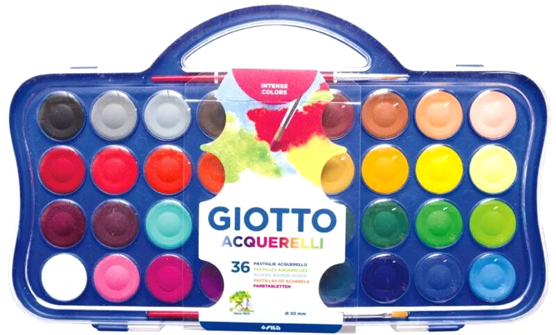 Giotto Giotto Νερομπογιά 36 Χρώματα (0353600)