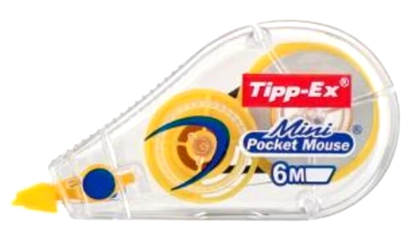Bic Bic B.Διορθωτική Ταινία Tipp-Ex Mini Pocket Mouse Fashion-4 Σχέδια-1Τμχ (926397)